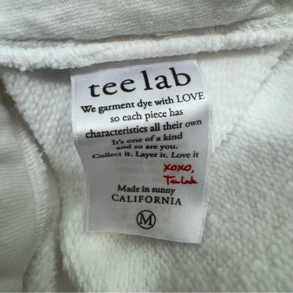 Frank & Eileen Sweatpants Cropped Pants Womens M White Tee Lab  Terry Cloth - Picture 12 of 13